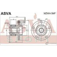 Ступица колеса ASVA MZWH-3MF 1269720083 WJ2 QKP - Изображение 2