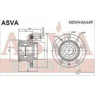 Ступица колеса ASVA 1269720109 77ZER C MZWH-6A44R - Изображение 2