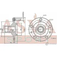 Ступица колеса ASVA 99BB G 1269720113 MZWH-6F - Изображение 2