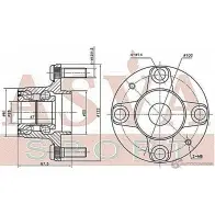 Ступица колеса ASVA MZWH-DWR 1269720159 5F IBEBH - Изображение 2