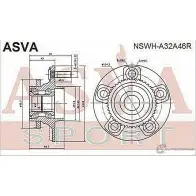 Ступица колеса ASVA 1269722271 ZHRC 2T NSWH-A32A46R - Изображение 2