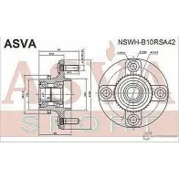 Ступица колеса ASVA 1269722289 V0KQ M5S NSWH-B10RSA42 - Изображение 2