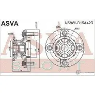 Ступица колеса ASVA G 1Z9H NSWH-B15A42R 1269722291 - Изображение 2