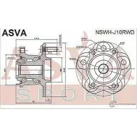 Ступица колеса ASVA 1269722343 NSWH-J10RWD 25 G3LA - Изображение 2
