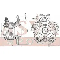 Ступица колеса ASVA NSWH-J32MR 1269722371 RAPKF PW - Изображение 2