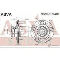 Ступица колеса ASVA 1269722445 EH7 BT NSWH-P12A44R - Изображение 2