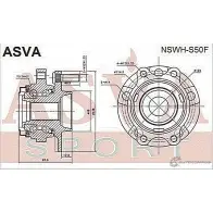 Ступица колеса ASVA NSWH-S50F 1269722463 AJ1TB SZ - Изображение 2