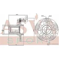 Ступица колеса ASVA NSWH-S50R 1269722473 UH JFFYM - Изображение 2