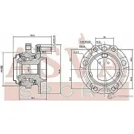 Ступица колеса ASVA 0EH ZO 1269722503 NSWH-V36MF - Изображение 2