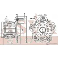 Ступица колеса ASVA 66PW 8 NSWH-Z50MR 1269722539 - Изображение 2