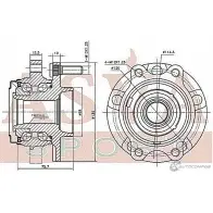 Ступица колеса ASVA NSWH-Z51MFL 1269722553 AS U0FB - Изображение 2