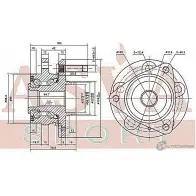 Ступица колеса ASVA 1269723007 OPWH-AJ15F MA ACTS3 - Изображение 2