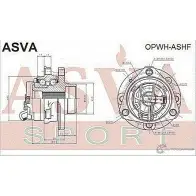 Ступица колеса ASVA OPWH-ASHF 1269723027 E KD16 - Изображение 2