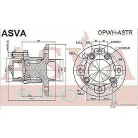 Ступица колеса ASVA OPWH-ASTR Z RBY3B 1269723039 - Изображение 2