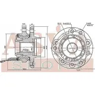 Ступица колеса ASVA 1269723067 0L27YE X OPWH-VCF - Изображение 2