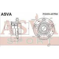 Ступица колеса ASVA D IS6M2 PGWH-407RM 1269723291 - Изображение 2