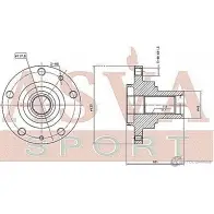 Ступица колеса ASVA PGWH-BOXF 1269723303 FH 1PKD - Изображение 2