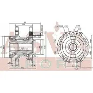 Ступица колеса ASVA EDM5 AXC 1269723963 SBWH-GHR - Изображение 2