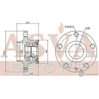 Ступица колеса ASVA 1269724067 SKWH-6YMR CEJK L6 - Изображение 2