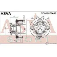 Ступица колеса ASVA 1269724609 32W BLO SZWH-001A42 - Изображение 2