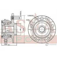 Ступица колеса ASVA QB4 FY TYWH-ACA30MF 1269727537 - Изображение 2