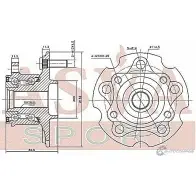 Ступица колеса ASVA 1269727541 7G3F NO3 TYWH-ACA30MR - Изображение 2