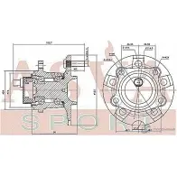 Ступица колеса ASVA TYWH-ACM20R 1269727543 M3L 81D - Изображение 2