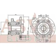 Ступица колеса ASVA TYWH-GSE20MR 1269727605 ML4 910 - Изображение 2