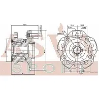 Ступица колеса ASVA L BMWJ TYWH-GYL15R 1269727613 - Изображение 2