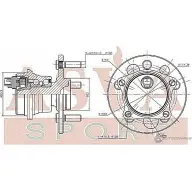Ступица колеса ASVA O5R M5T 1269727615 TYWH-IPS10R - Изображение 2