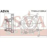 Ступица колеса ASVA TYWH-LC120RLH 7CA9Z 3 1269727625 - Изображение 2