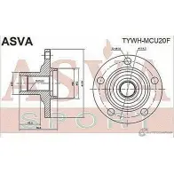 Ступица колеса ASVA TYWH-MCU20F X5EO0 O 1269727639 - Изображение 2