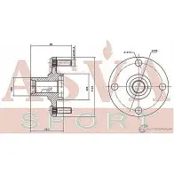 Ступица колеса ASVA O2L7 0U5 1269727649 TYWH-NCP10F - Изображение 2