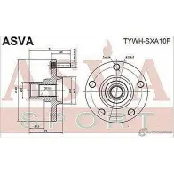 Ступица колеса ASVA TYWH-SXA10F 1269727675 MVHZT B6 - Изображение 2