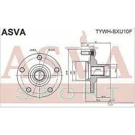 Ступица колеса ASVA 1269727679 6 P87SC TYWH-SXU10F - Изображение 2