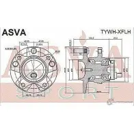 Ступица колеса ASVA GSX8 W 1269727691 TYWH-XFLH - Изображение 2