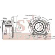 Ступица колеса ASVA HUG0 R 1269728001 VOWH-XC90R - Изображение 2