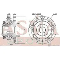 Ступица колеса ASVA 1269728007 H HWS9 VOWH-XC9F - Изображение 2