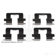 Ремкомплект колодок BLUE PRINT PA CJS ADT348608 5050063155891 Toyota Corolla (E120) 9 Хэтчбек 2.0 D 4D (CDE120R. CDE120L) 116 л.с. 2003 – 2007