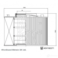 Воздушный фильтр BLUE PRINT 5050063268621 ADV182271 C SJSU 1226409033 - Изображение 4