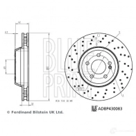 Тормозной диск BLUE PRINT ADBP430083 1438325756 S 76E6