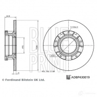 Тормозной диск BLUE PRINT ADBP430019 S ASW4E 1438325910 - Изображение 4