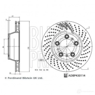 Тормозной диск BLUE PRINT 3946 Q ADBP430114 1438326291