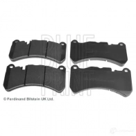 Тормозные колодки дисковые, комплект BLUE PRINT ADT342187 W2 K3KN 5050063057386 Lexus IS (XE20) 2 Седан 5.0 IS F (USE20) 423 л.с. 2007 – 2013