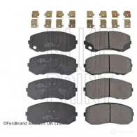 Тормозные колодки дисковые, комплект BLUE PRINT ADC44274 2639008 5050063442748 JJ9 ZW