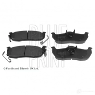 Тормозные колодки дисковые, комплект BLUE PRINT 5050063108125 4MV 9HEX 2653262 ADN142160 - Изображение 3