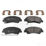 Тормозные колодки дисковые, комплект BLUE PRINT 5050063218084 2642657 HI8XA PN ADG042158 - Изображение 2
