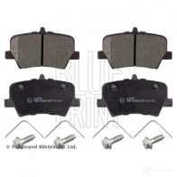 Тормозные колодки дисковые, комплект BLUE PRINT 1438400479 IC98BX L ADF124232 - Изображение 2