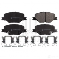 Тормозные колодки дисковые, комплект BLUE PRINT 4Y0S 1 ADW194219 1438400514 - Изображение 2