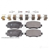 Тормозные колодки дисковые, комплект BLUE PRINT 2637521 5050063239935 ADA104277 5HB U4L1 - Изображение 2